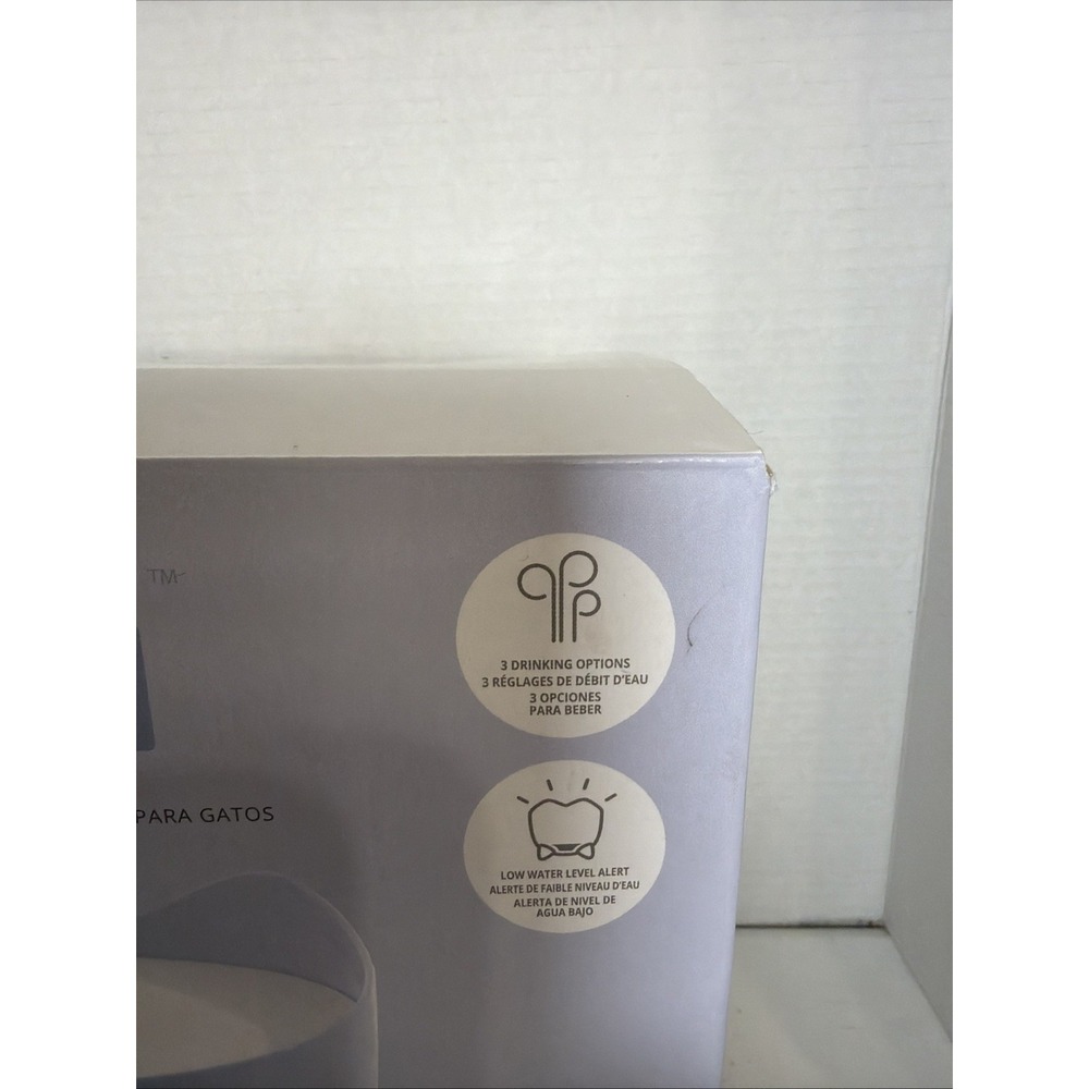 Catit Pixi Cat Drinking Fountain Blue LED Water Fountain Pet Bowl Tested - Picture 2 of 15